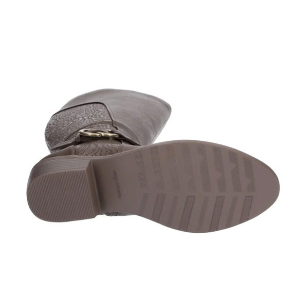 Easy Street Women’s Luella Tall Boot Brown Embossed 10M - Picture 7 of 9